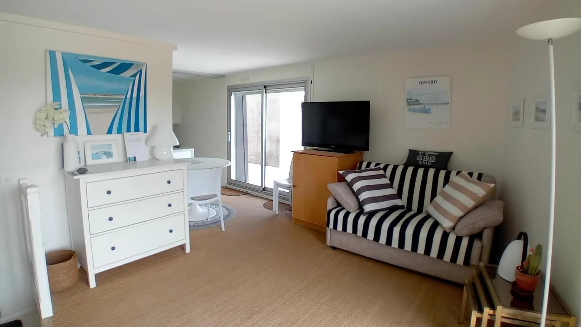 Le Crystal-Studio Terrasse Pleine Vue Mer Dinard Apartman